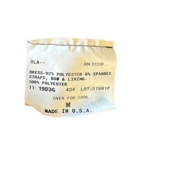 A.Byer Women Dress Black Satin Minimalist Retro Y2K LBD Bubble Hem - Picture 9 of 10